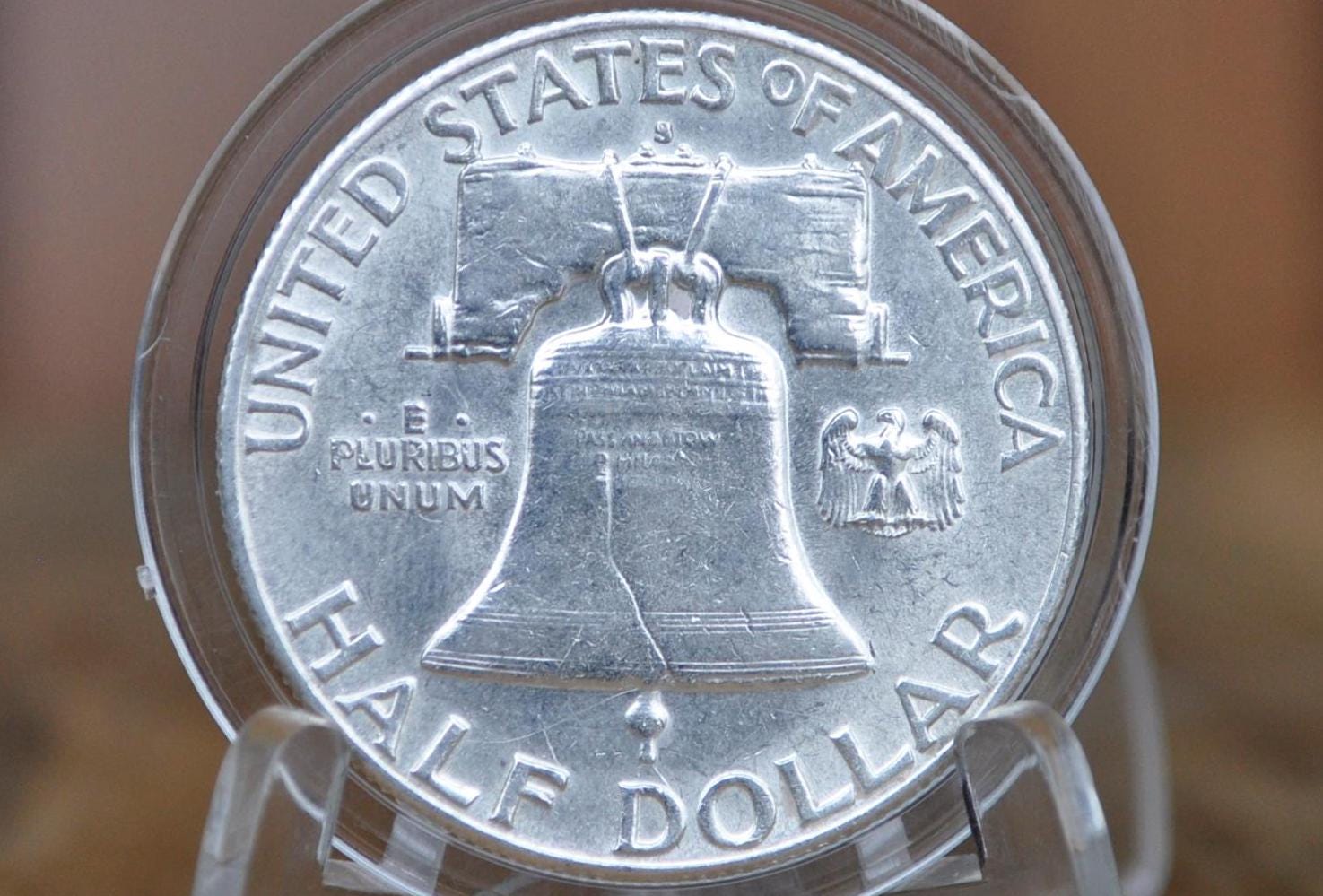 1952 Franklin Silver Half Dollar - Philadelphia Mint - Silver Half Dollar - 1952-P Benjamin Franklin Half Dollar - 1952 P Franklin Half