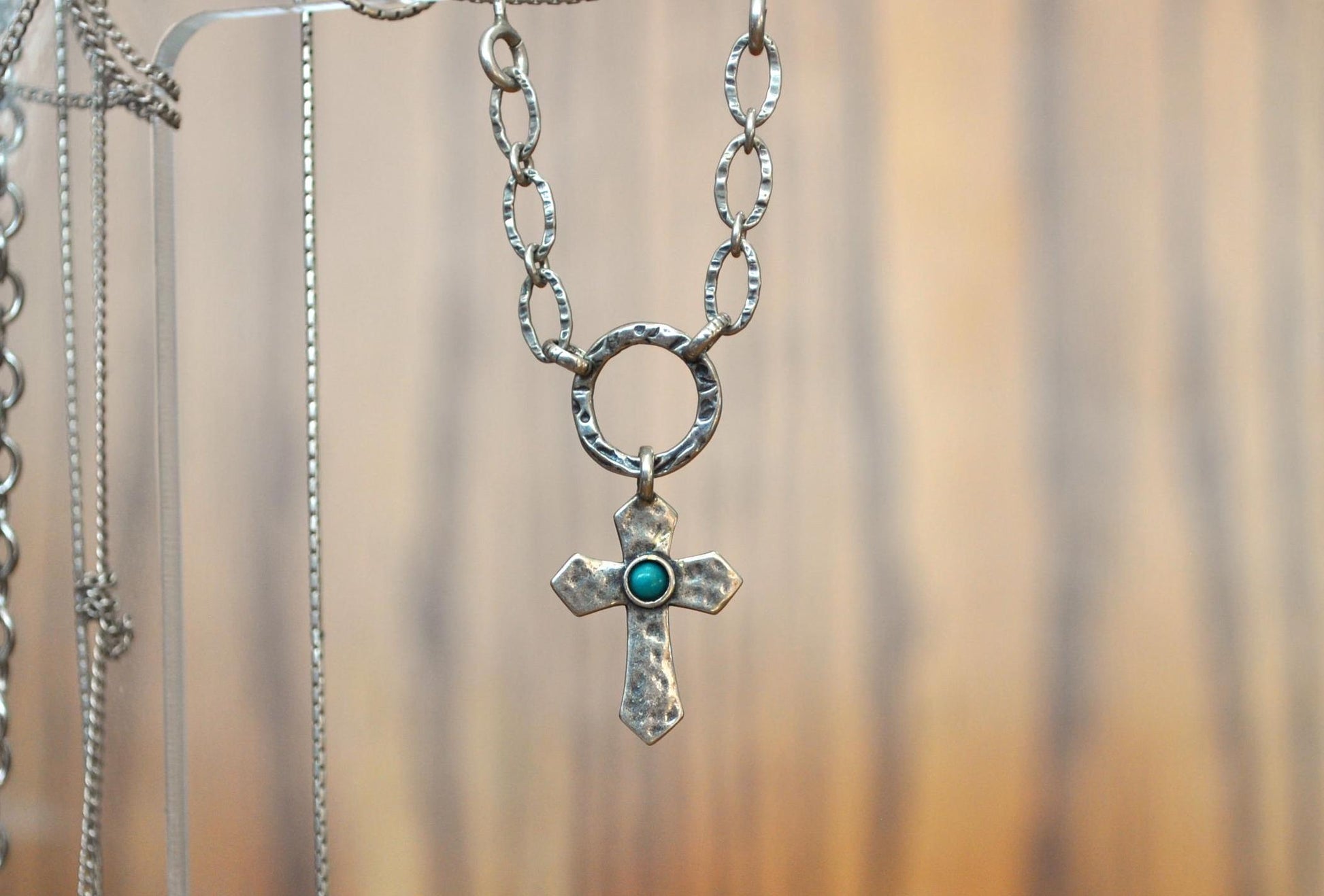 Rare Israeli Blue Opal Didae Shablool 925 Sterling Silver Pendant - 22 mm - Israeli Didae Shablool Pendant - Damaged Clasp