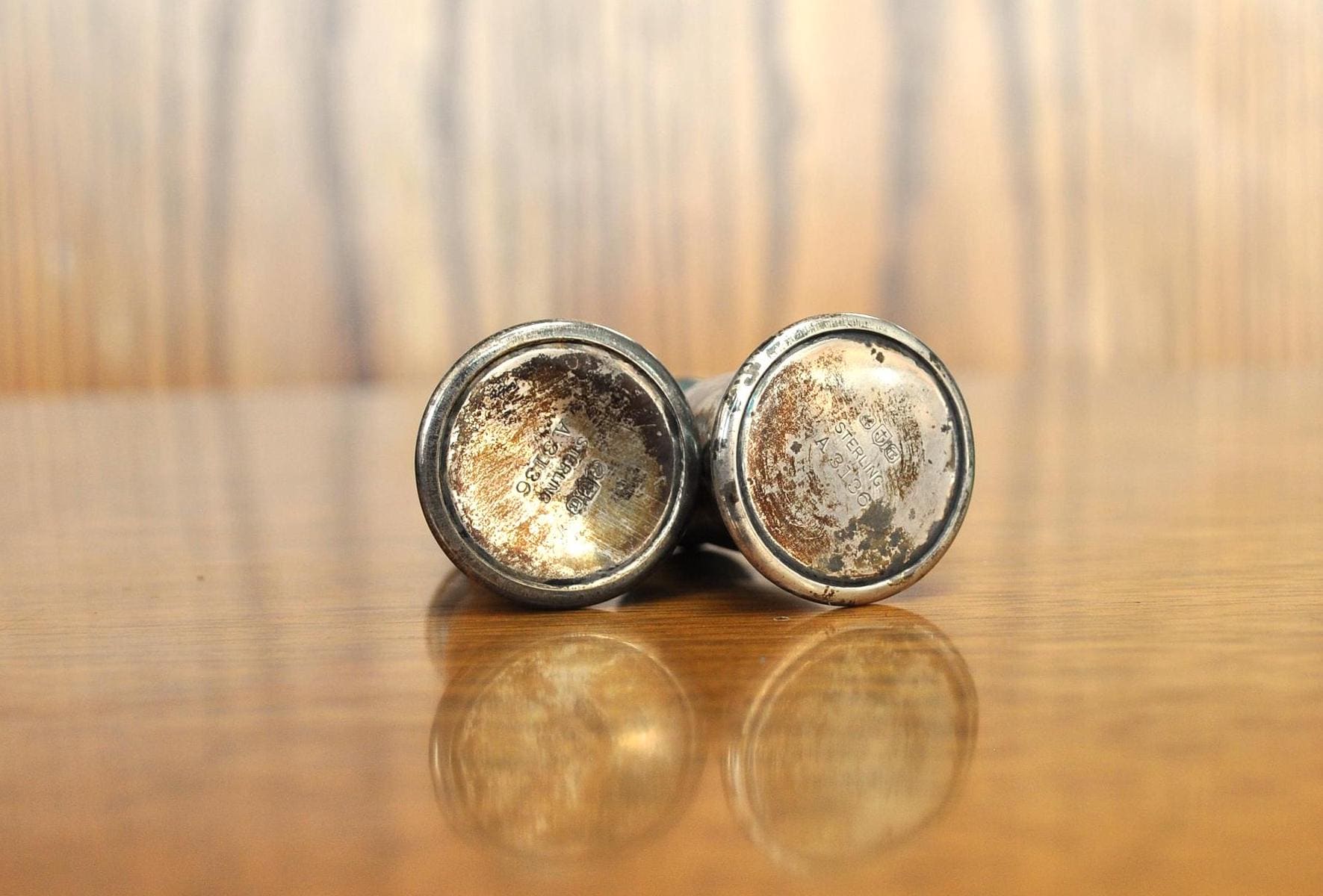 Antique Gorham A3136 Sterling Silver Shakers - Gorham Salt and Pepper Shakers - Gorham Spice Shakers