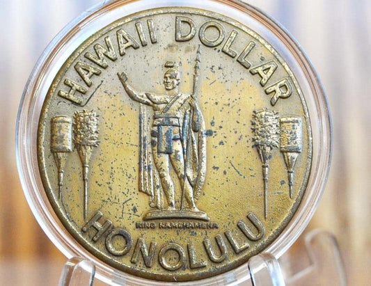 Hawaii Honolulu Dollars - Chamber of Commerce Hawaii - Waikiki Beach - Collectible Exonumia -