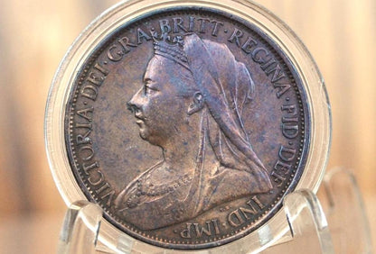 1900 Great Britain One Penny - Awesome Coin - XF (Extremely Fine) Grade/Condition - UK Penny 1900 England 1 Cent, Amazing Detail