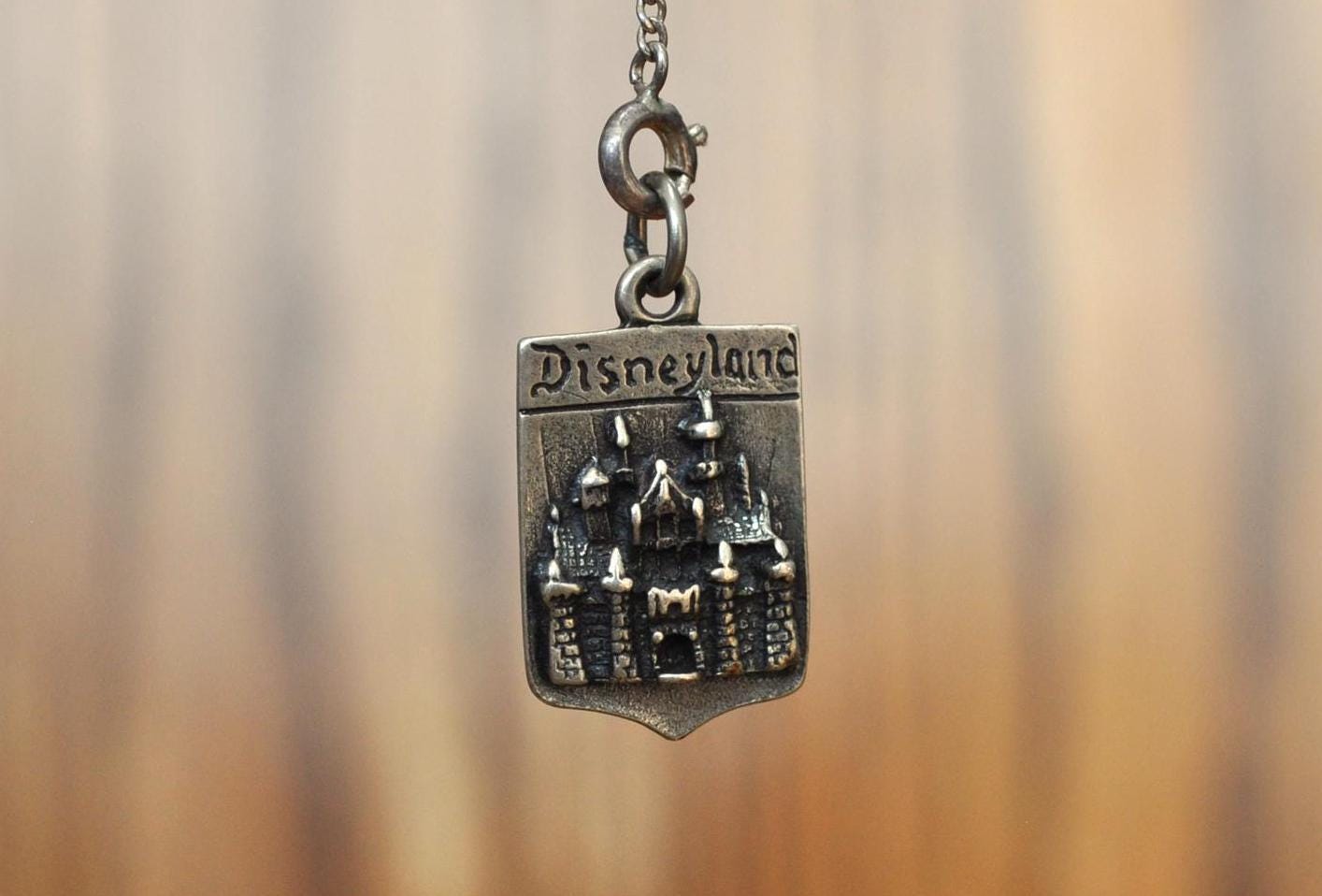 Vintage Sterling Silver Disney Land Charm, Stamped "Sterling" & "W.D.P - Walt Disney Properties"- Collectible Vintage Disney Charm!