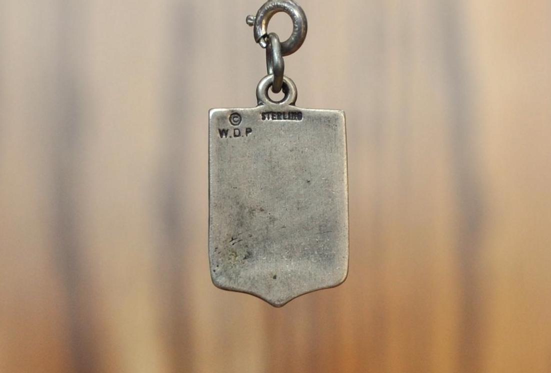 Vintage Sterling Silver Disney Land Charm, Stamped "Sterling" & "W.D.P - Walt Disney Properties"- Collectible Vintage Disney Charm!