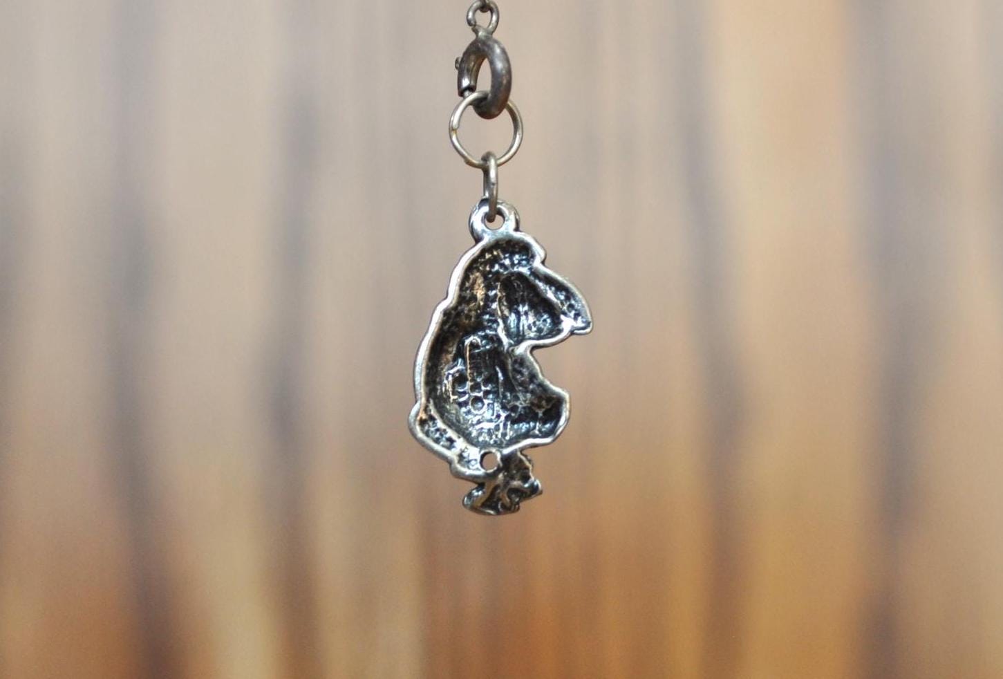 Vintage Sterling Silver Christopher Robin's Eeyore Charm, Stamped "Disney "- Collectible Vintage Disney Charm!