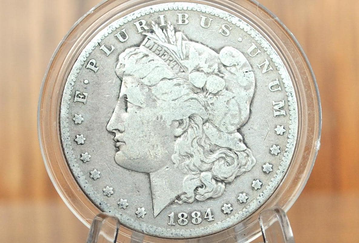 1884-S Morgan Silver Dollar - Choose by Grade / Condition - Semi-Key Date - San Francisco Mint 1884 S Mint Morgan Dollar 1884S, Low Mintage