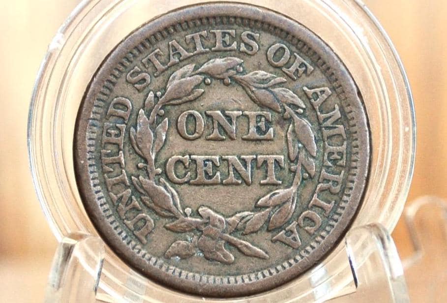 1856 Braided Hair Large Cent - Choose by Coin - 1856 Coronet Large Cent - 1856 US Cent, 1856 Large Cent