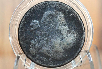 1798 Large Cent - Lower Grades - US Large Cent - 1798 One Cent US - Date weak but legible