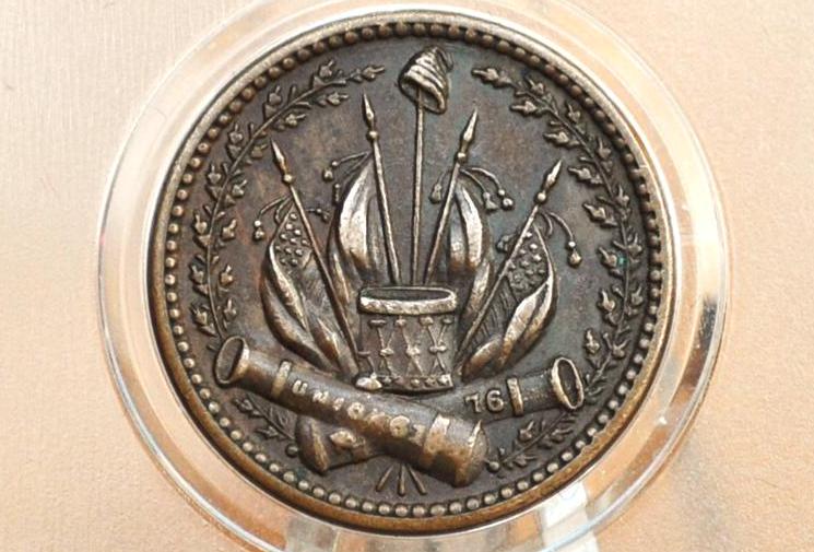 1863 Civil War Token - Our Country - AU Grade / Condition- Patriotic CWT - Great CWT