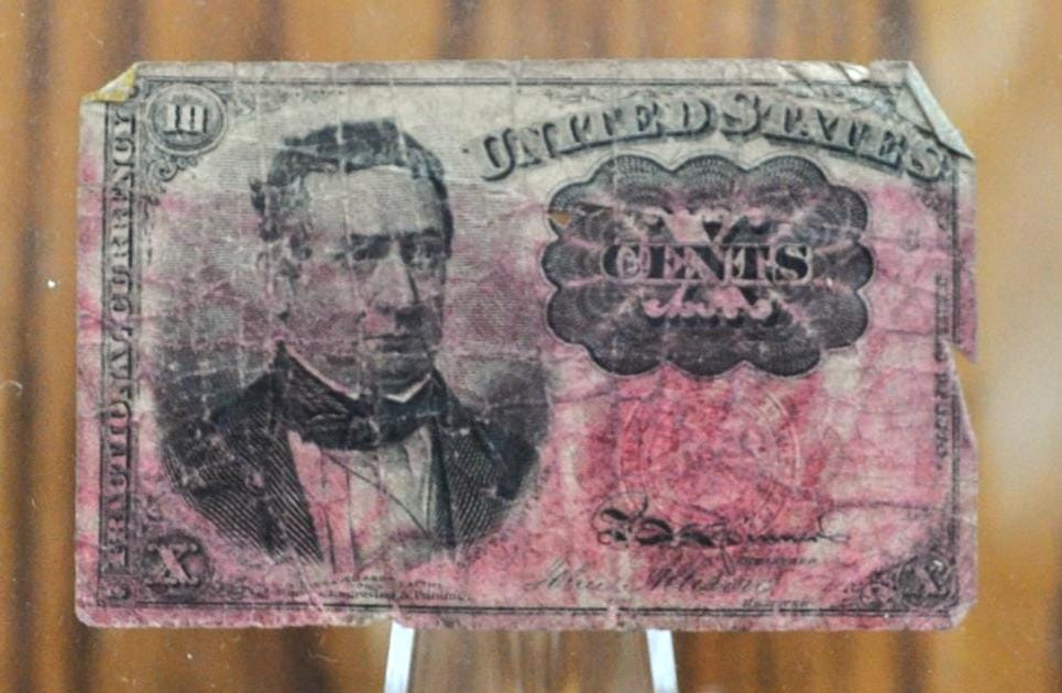 1874 5th Issue Fractional Currency 10 Cent - Choose by Grade/Condition - Short Key Seal- 1874 Fifth Issue Fractional Ten Cents Note- Fr.1266