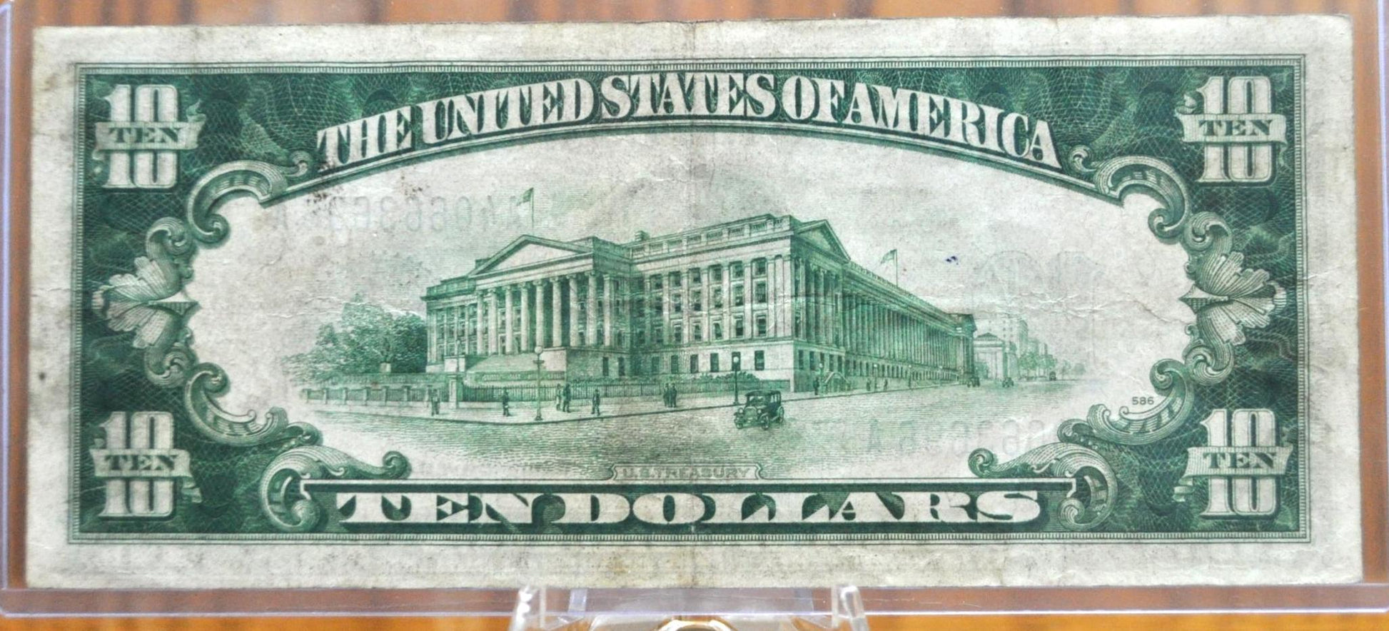 1934 10 Dollar Silver Certificate Mule Note - Rev. 585+ - Choice of Grade - Blue Seal 1934 Ten Dollar Silver Cert Mule Note - Fr#1701m