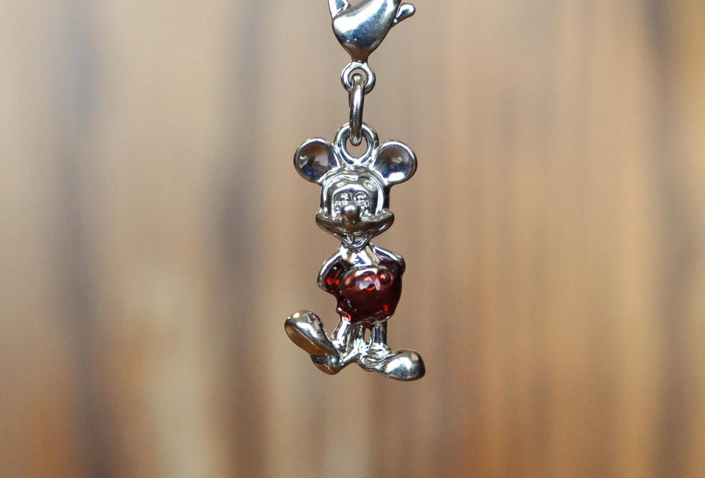 Vintage Disney Mickey Mouse Pin Charm - Stamped "Disney" - Collectible Vintage Disney Charm, Mickey Mouse Jewelry