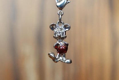 Vintage Disney Mickey Mouse Pin Charm - Stamped "Disney" - Collectible Vintage Disney Charm, Mickey Mouse Jewelry