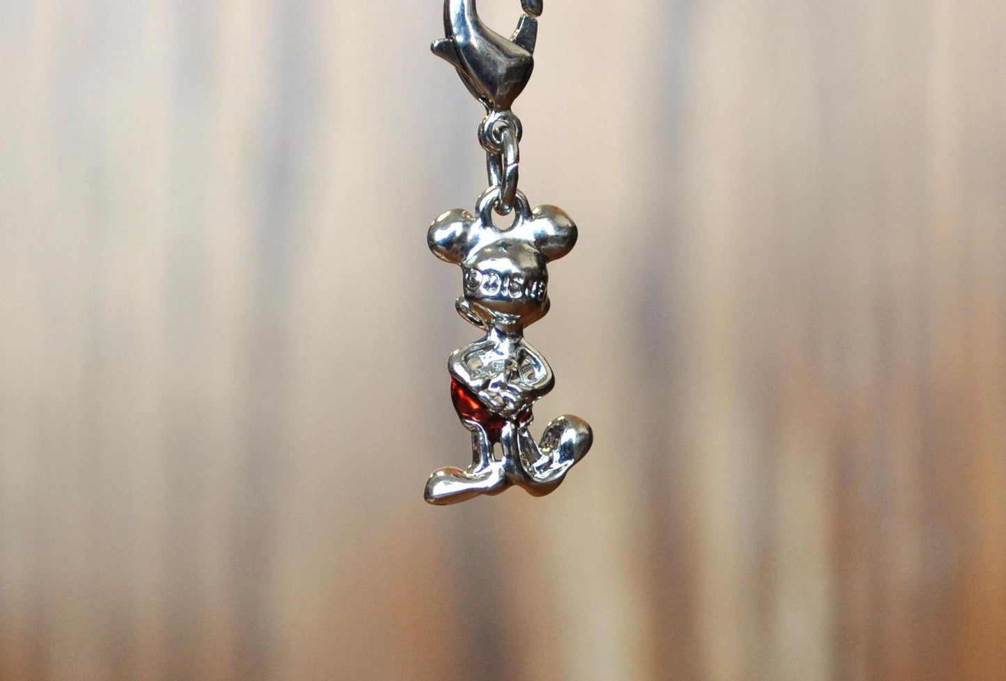 Vintage Disney Mickey Mouse Pin Charm - Stamped "Disney" - Collectible Vintage Disney Charm, Mickey Mouse Jewelry