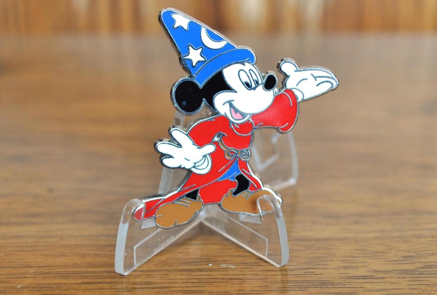 Vintage Disney Mickey Mouse Fantasia Pin - Stamped "Disney" and "Official Pin Trading 2008" - Collectible Mickey Mouse Jewelry