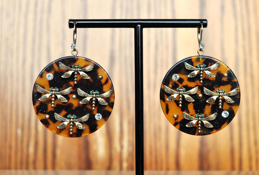 Unique Betsy Johnson Dragonfly Earrings - Betsy Johnson Jewelry - Beautiful Dragonfly Earrings