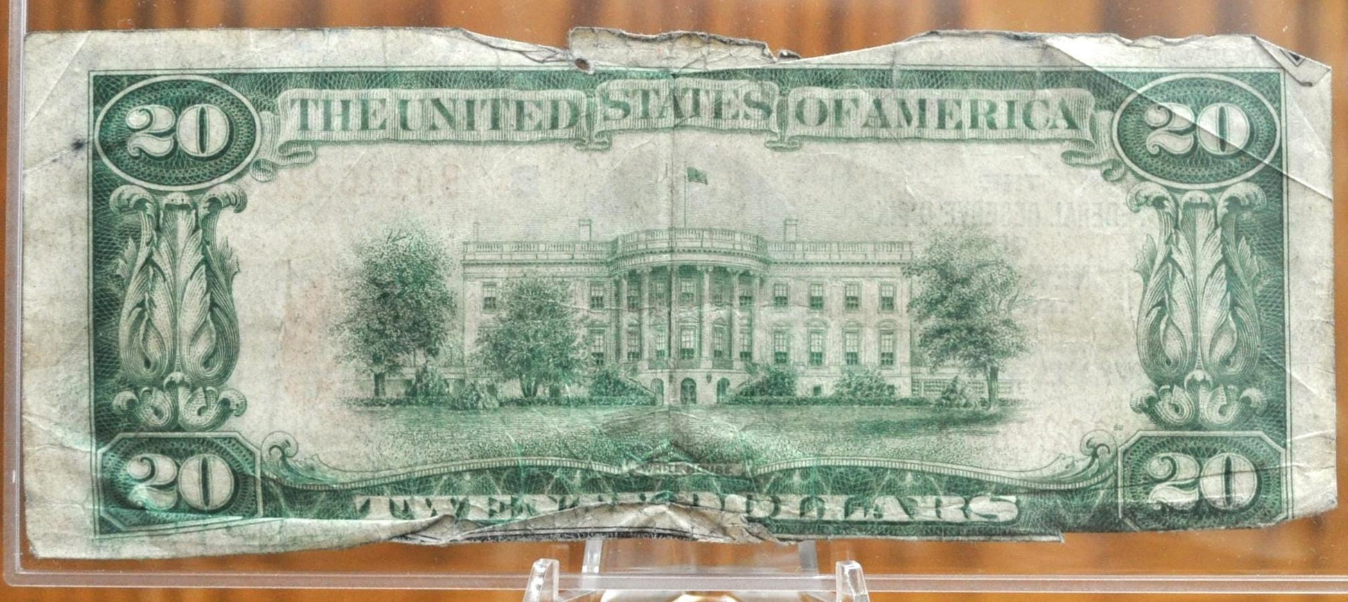 1929 National Currency 20 Dollar Note - Choice of Grade - New York (B) Bank Issue - 1929 B Twenty Dollar Federal Reserve Bank - Fr#1870-B