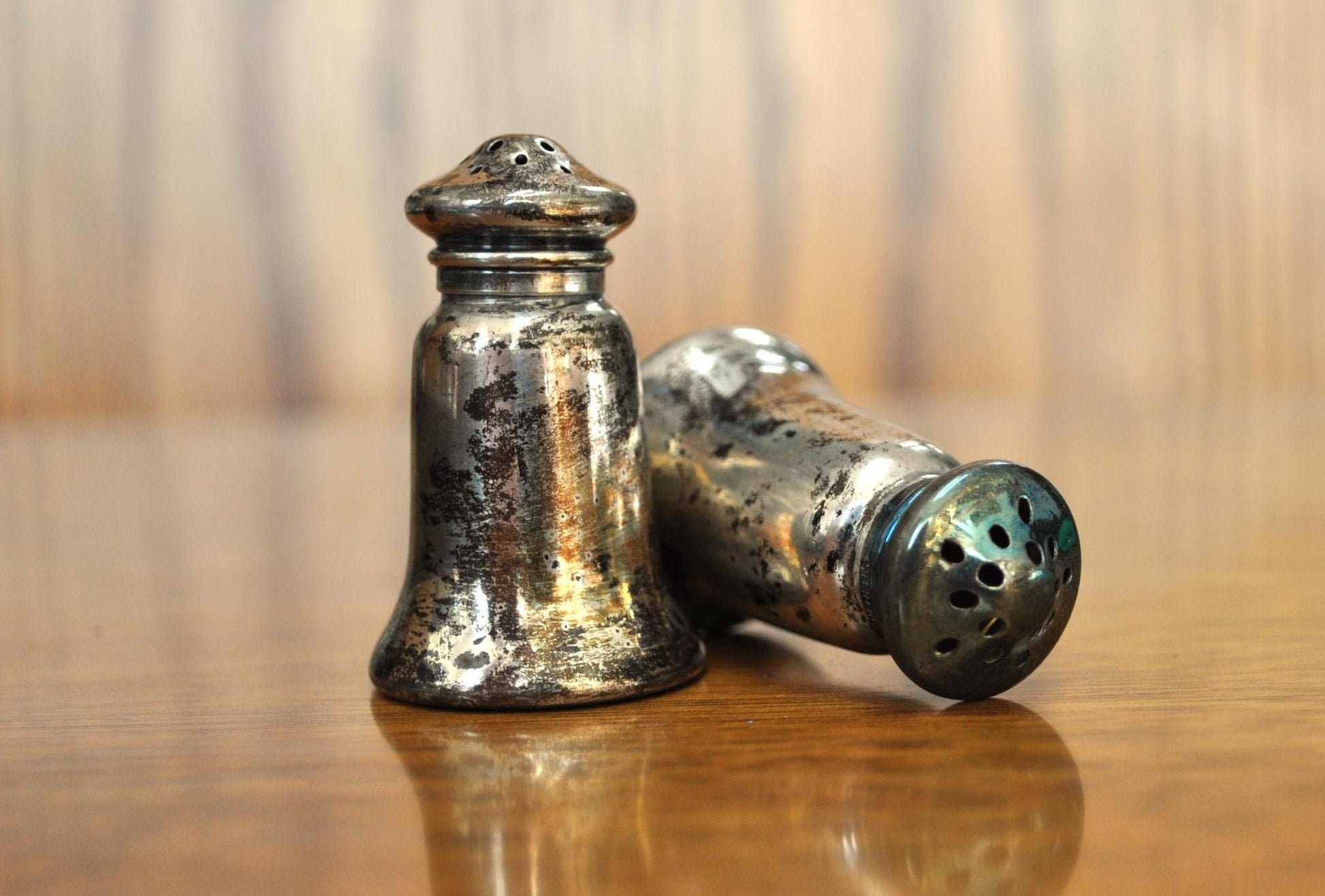 Antique Gorham A3136 Sterling Silver Shakers - Gorham Salt and Pepper Shakers - Gorham Spice Shakers