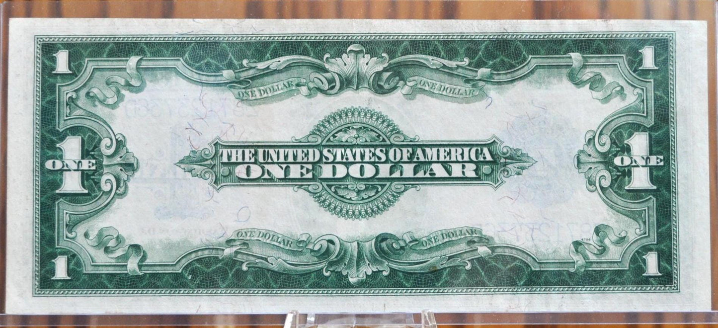 1923 Silver Certificate Horseblanket Note 1 Dollar Bill - Choose by Grade - Blue Seal - 1923 One Dollar Silver Cert - Fr.238 - Woods / White