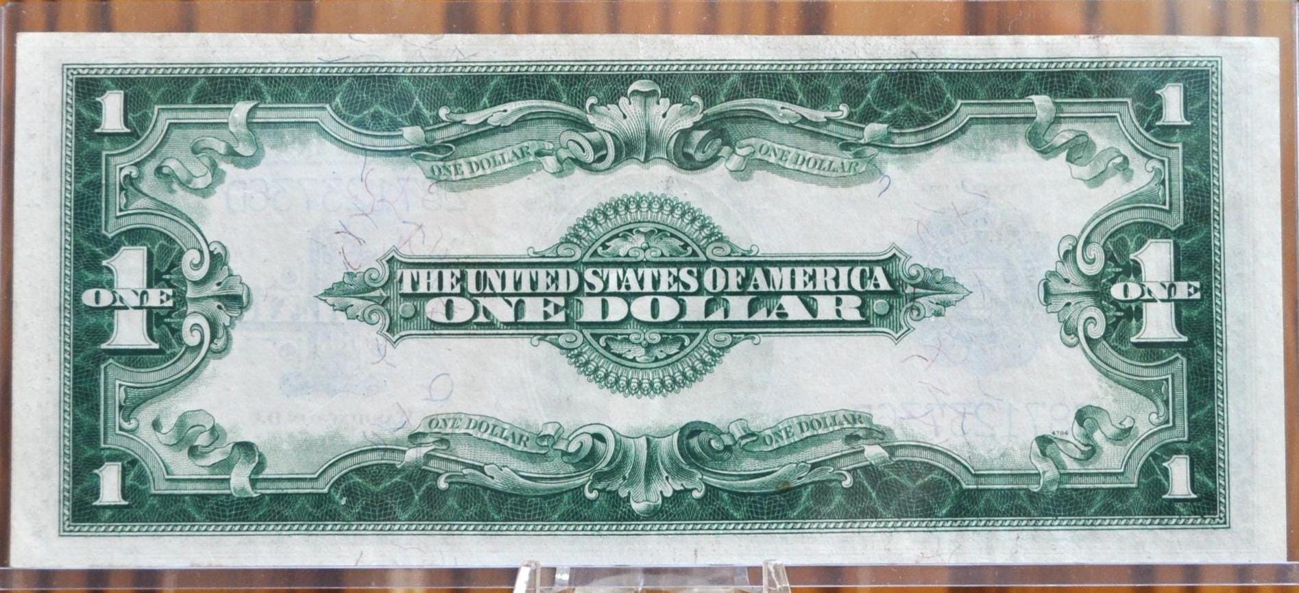 1923 Silver Certificate Horseblanket Note 1 Dollar Bill - Choose by Grade - Blue Seal - 1923 One Dollar Silver Cert - Fr.238 - Woods / White