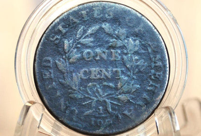 1803 Draped Bust Large Cent - Cull Grade - US Large Cent 1803 - 1803 One Cent US - Cull / Low Grade, Holes Drilled, but lots of detail