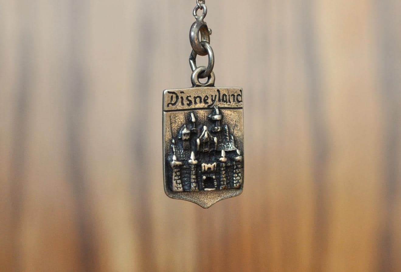 Vintage Sterling Silver Disney Land Charm, Stamped "Sterling" & "W.D.P - Walt Disney Properties"- Collectible Vintage Disney Charm!