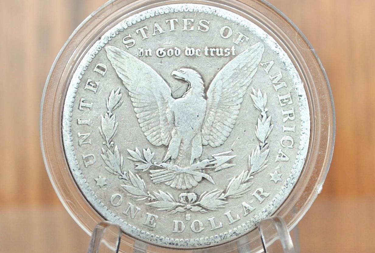 1884-S Morgan Silver Dollar - Choose by Grade / Condition - Semi-Key Date - San Francisco Mint 1884 S Mint Morgan Dollar 1884S, Low Mintage