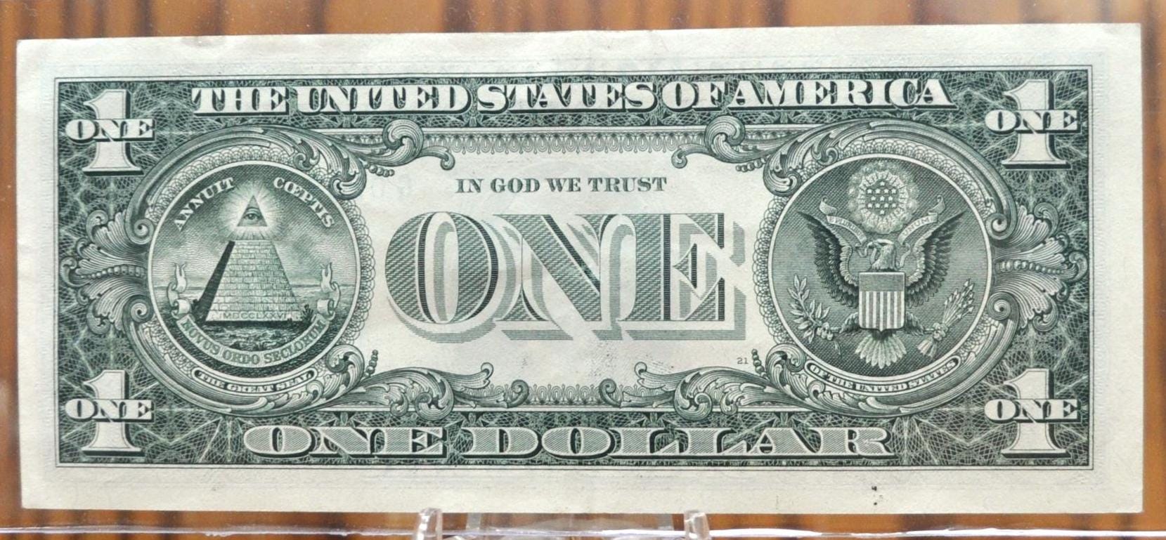 2017A 1 Dollar Federal Reserve Star Note - Almost Uncirculated (AU) - Chicago (G) Issue - 2017-A One Dollar Star Note - Fr.3006-G*