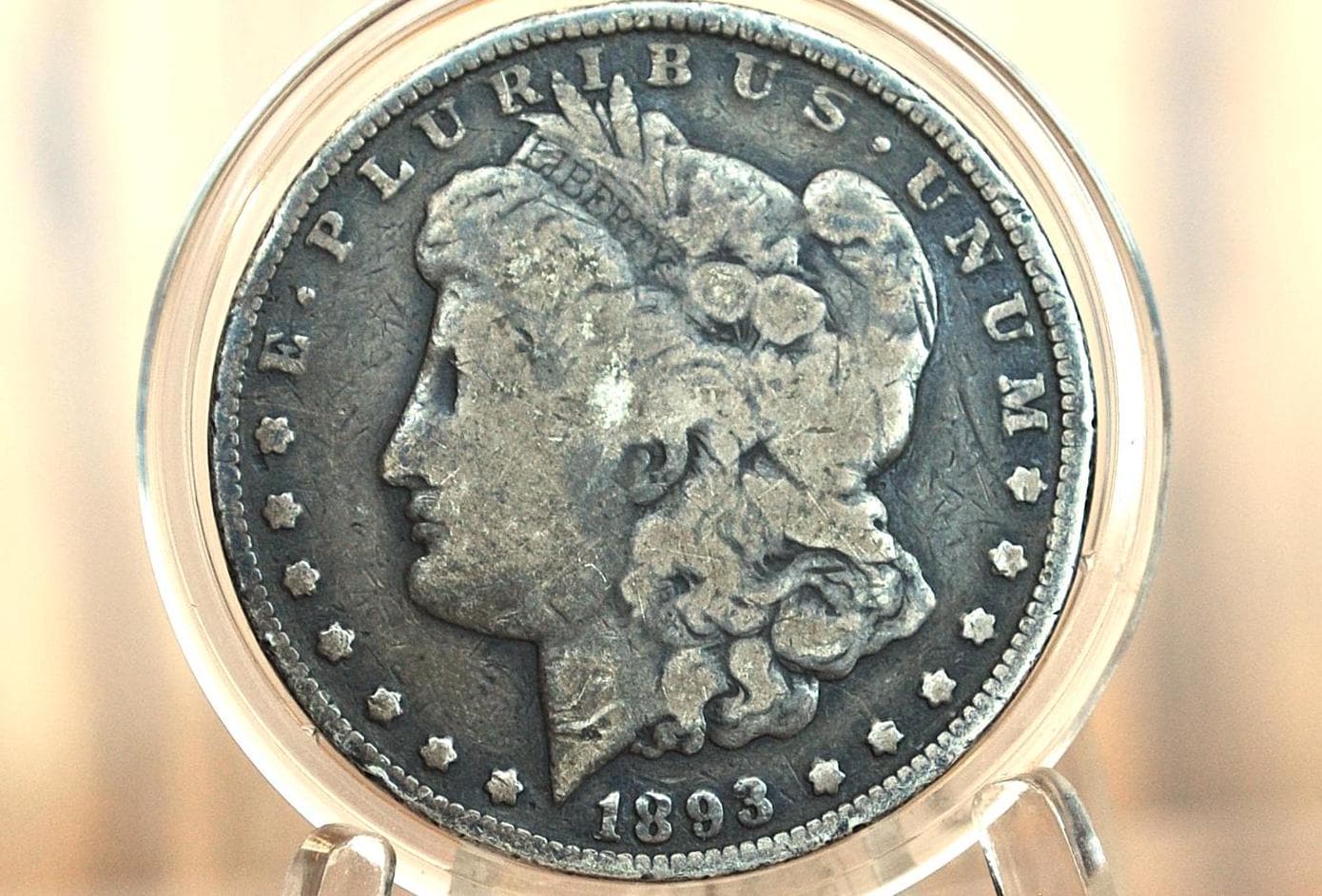 1893-O Morgan Dollar - VG+ - Rarer Date & Mint - Affordable Coin - 1893 O Morgan Silver Dollar 1893O Silver Dollar 1893 O Morgan Tough Date