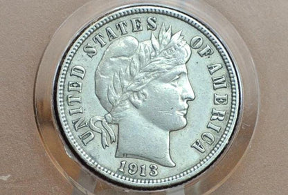 1913 Barber Silver Dime - Choose by Grade / Condition - Philadelphia Mint - 1913 Liberty Head Dime - Silver 1913 P Barber Dime