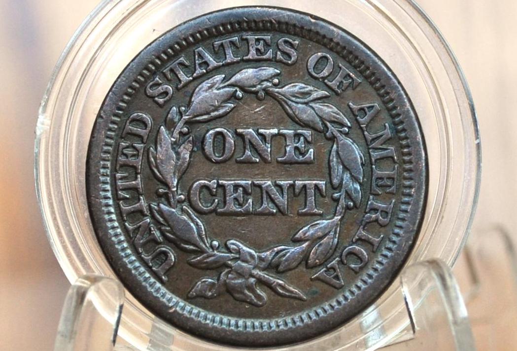 1847 Braided Hair Large Cent - Choose by Grade / Condition - 1847 Coronet Cent - 1847 US Large Cent - Braided Hair 1839 to 1857