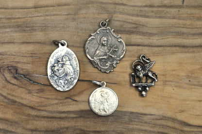 Religious Sterling Silver Charms! Choice of Charm! - Jesus Christ Charms, Mary Magdalene Charms, Saint/Pope Charms, Children Charms & More!