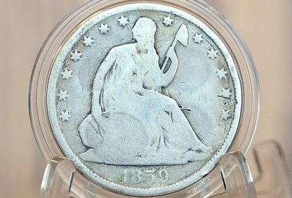 1859-O Seated Liberty Half Dollar - VG - 1859O Liberty Seated Silver Half Dollar 1859 - All TreasureHunterCo. Coins are Authentic