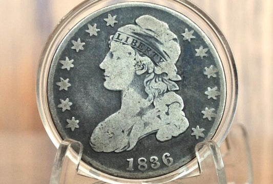 1836 Capped Bust Half Dollar - VG+; Great Detail - 1836 Half Dollar US Half Dollar 1836 Early American Coin