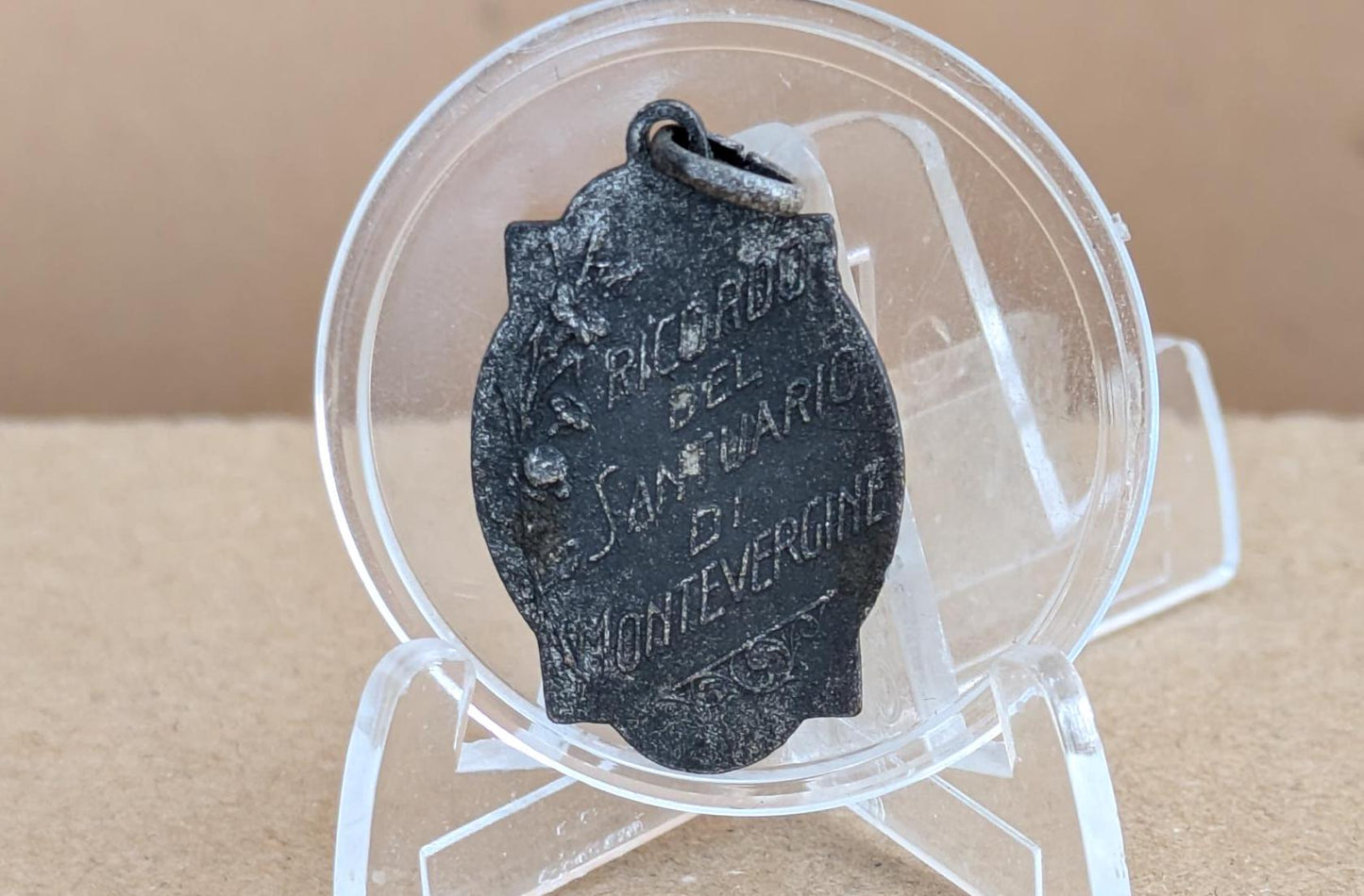 Very Rare Ricordo Del Santaurio Di Montevergine - Black Madonna of Montevergine - Miracle of Montevergine - LGBTQ+ Catholic Icon