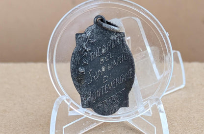 Very Rare Ricordo Del Santaurio Di Montevergine - Black Madonna of Montevergine - Miracle of Montevergine - LGBTQ+ Catholic Icon