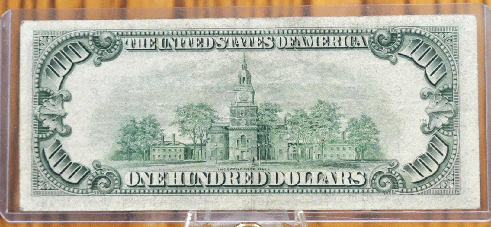 1950-B Federal Reserve 100 Dollar STAR Note - Extremely Fine (XF) Grade - Atlanta (F) - 1950B One Hundred Dollar Star Note - Fr#2159-F*