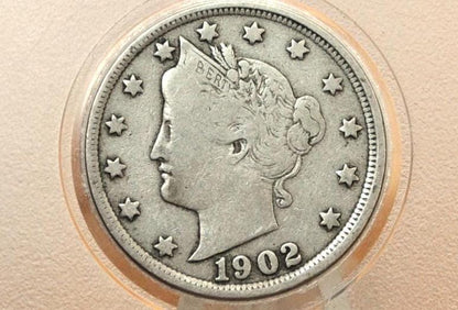 1902 Liberty Head Nickel - V Nickel - Choose by Grade / Condition - Liberty Nickel - 1902 V Nickel - 1902 Nickel