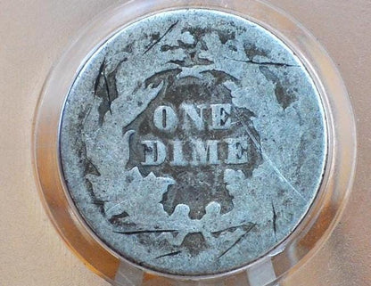 1875-S Seated Liberty Half Dollar - G Grade / Condition - San Francisco Mint - 1875 S Liberty Seated Silver Half Dollar