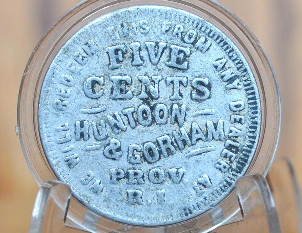 Old Coon Cigar Company Vintage Trade Token - Vintage Exonumia - Classic CIgars -