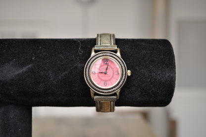 Graceful Ecclissi Sterling Silver Watch - Ecclissi Genuine Leather 925 Watch - Working - 23115 Ecclissi - 19mm