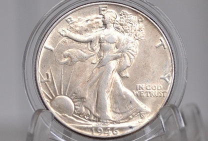 1946 Walking Liberty Silver Half Dollar - F-AU (Very Fine to About Uncirculated) Choose by Grade - Philadelphia Mint - 1946P WLH 1946