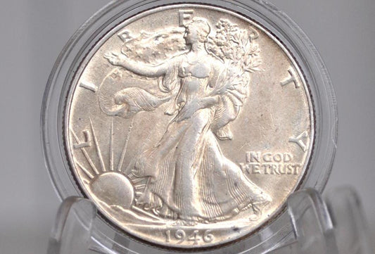 1946 Walking Liberty Silver Half Dollar - F-AU (Very Fine to About Uncirculated) Choose by Grade - Philadelphia Mint - 1946P WLH 1946