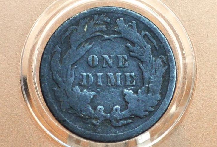 1887 Seated Liberty Dimes - VF Detail and VG+ - 1887 Silver Dime / 1887 Liberty Seated Dime - US Historic Coin - Choose by Grade -