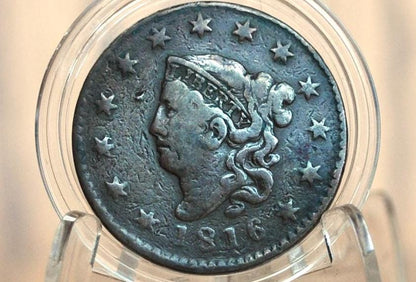 1816 Matron Head Large Cent - Choose by Condition / Grade - US Large Cent 1816 Coronet Liberty Head Cent - 1816 US Cent