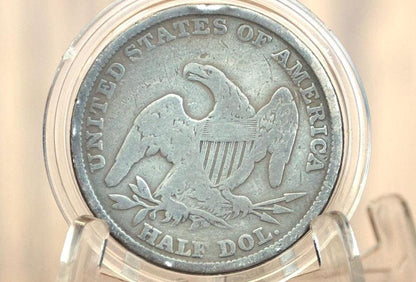 1839 Capped Bust Half Dollar - VG (Cleaned); Great Detail - 1839 Half Dollar US Half Dollar 1839 Early American Coin