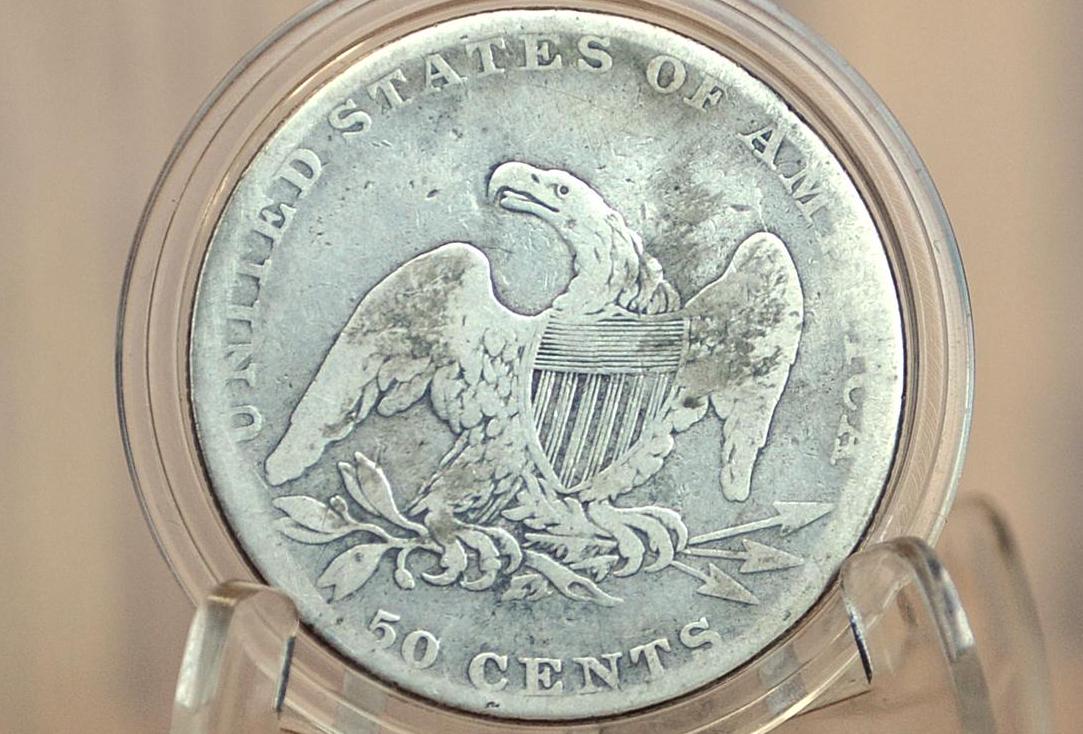 1837 Capped Bust Half Dollar - Fine+; Great Color, Competitive Price - 1837 Half Dollar US Half Dollar 1837