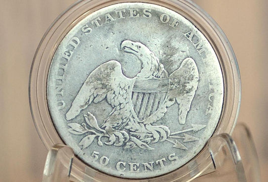 1837 Capped Bust Half Dollar - Fine+; Great Color, Competitive Price - 1837 Half Dollar US Half Dollar 1837