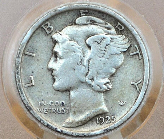 1925 P,D,S Mercury Dimes - Choose by Mint & Grade / Condition - San Francisco Mint Denver 1925 D Winged Liberty Head Dime 1925S Mercury 1925