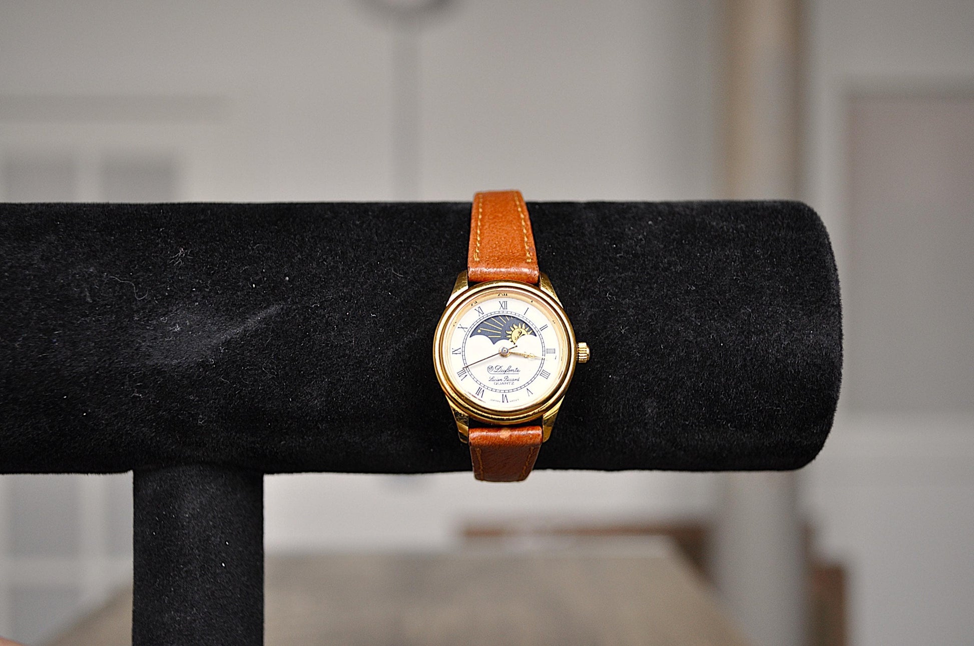 Brilliant Dufonte by Lucien Piccard with Moon Phase Watch - Dufonte by Lucien Piccard - Lucien Piccard Moon Phase Watch - Not Working!