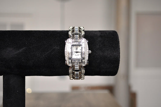 Sparkling Victoria Weick Beverly Hills Pave Crystal Panther Watch - Pave Crystal Panther Watch - 18 mm - Rhinestone Covered Watch - Working!